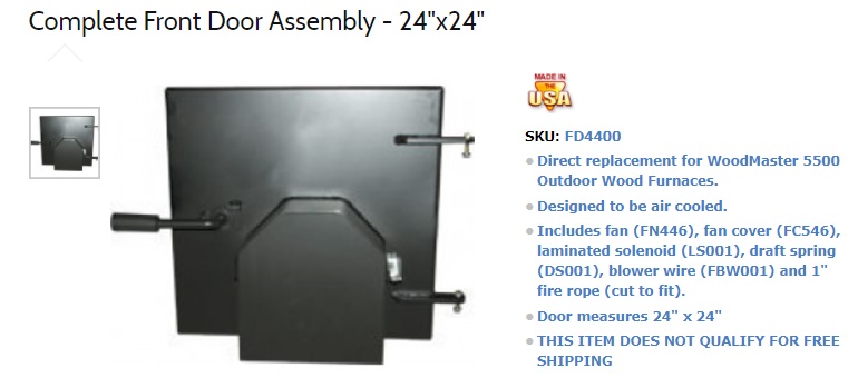 how to build a wood boiler system 4 Wood Boiler Door Kit