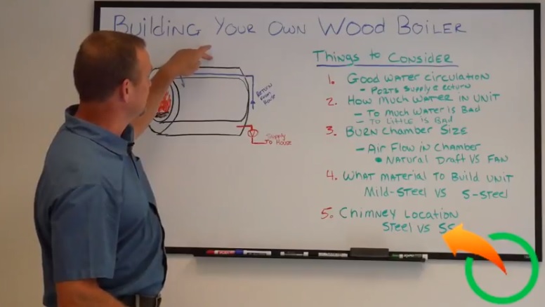 how to build a wood boiler system 5 The Chimney Location